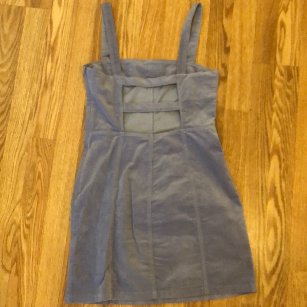 Lilac Velvet Dress - Picture 2 of 4
